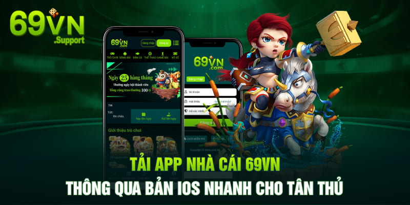 Hướng dẫn tải app 69VN trên điện thoại iOS